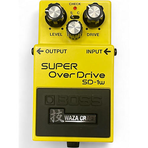Used BOSS SD1W Super Overdrive Waza Craft Effect Pedal