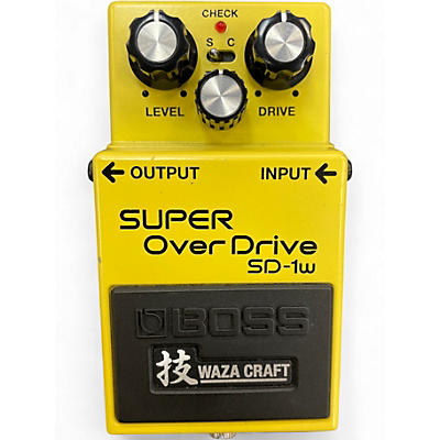 Used BOSS SD1W Super Overdrive Waza Craft Effect Pedal