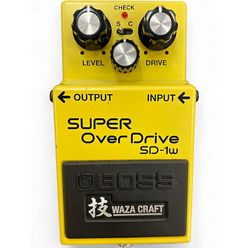Used BOSS SD1W Super Overdrive Waza Craft Effect Pedal