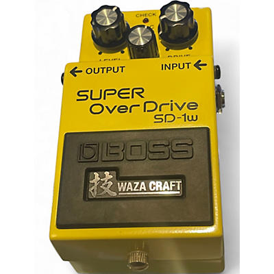 Used BOSS SD1W Super Overdrive Waza Craft Effect Pedal