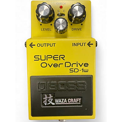 Used BOSS SD1W Super Overdrive Waza Craft Effect Pedal