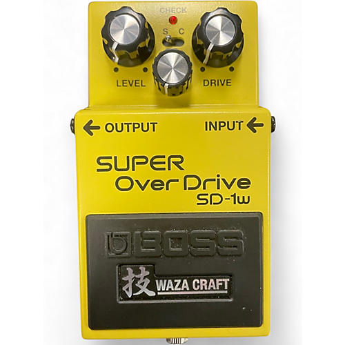 Used BOSS SD1W Super Overdrive Waza Craft Effect Pedal