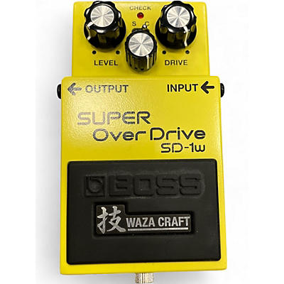 Used BOSS SD1W Super Overdrive Waza Craft Effect Pedal
