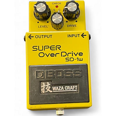 Used BOSS SD1W Super Overdrive Waza Craft Effect Pedal