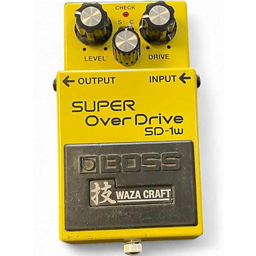 Used BOSS SD1W Super Overdrive Waza Craft Effect Pedal