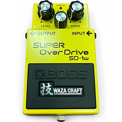 Used BOSS SD1W Super Overdrive Waza Craft Effect Pedal