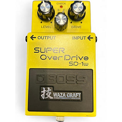 Used BOSS SD1W Super Overdrive Waza Craft Effect Pedal