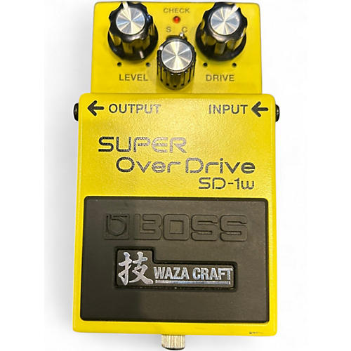 Used BOSS SD1W Super Overdrive Waza Craft Effect Pedal