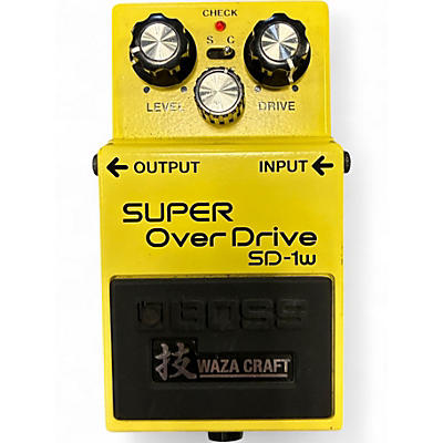 Used BOSS SD1W Super Overdrive Waza Craft Effect Pedal