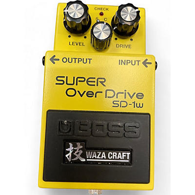 Used BOSS SD1W Super Overdrive Waza Craft Effect Pedal