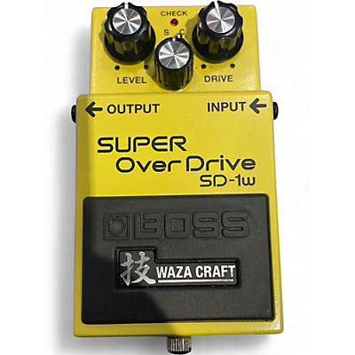 Used BOSS SD1W Super Overdrive Waza Craft Effect Pedal
