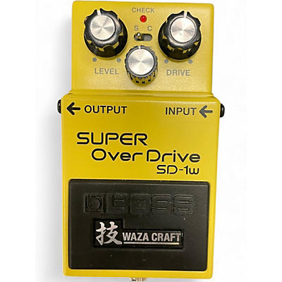 Used BOSS SD1W Super Overdrive Waza Craft Effect Pedal