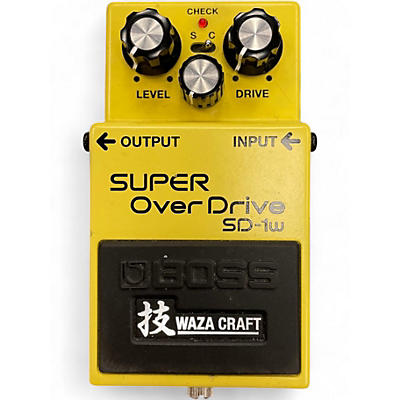 Used BOSS SD1W Super Overdrive Waza Craft Effect Pedal