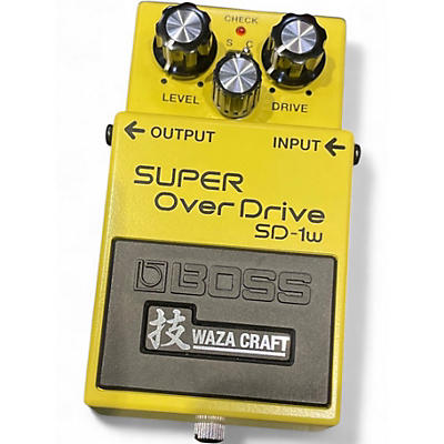 Used BOSS SD1W Super Overdrive Waza Craft Effect Pedal