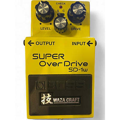 Used BOSS SD1W Super Overdrive Waza Craft Effect Pedal