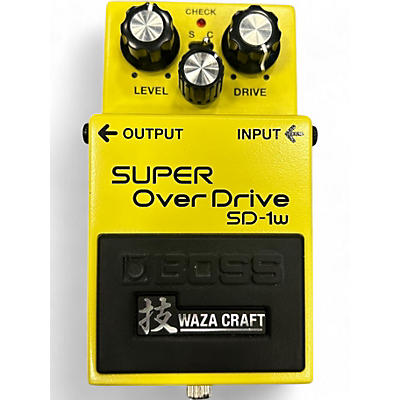 Used BOSS SD1W Super Overdrive Waza Craft Effect Pedal