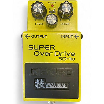 Used BOSS SD1W Super Overdrive Waza Craft Effect Pedal