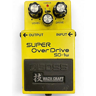 Used BOSS SD1W Super Overdrive Waza Craft Effect Pedal