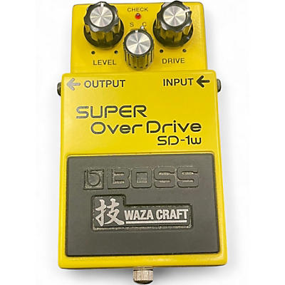 Used BOSS SD1W Super Overdrive Waza Craft Effect Pedal