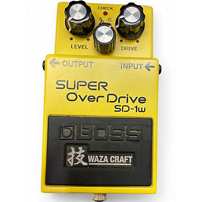 Used BOSS SD1W Super Overdrive Waza Craft Effect Pedal
