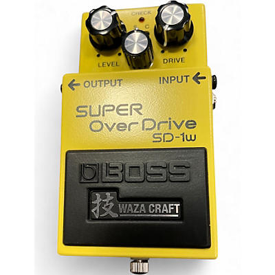 Used BOSS SD1W Super Overdrive Waza Craft Effect Pedal