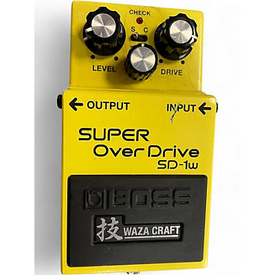 Used BOSS SD1W Super Overdrive Waza Craft Effect Pedal