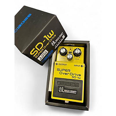 Used BOSS SD1W Super Overdrive Waza Craft Effect Pedal
