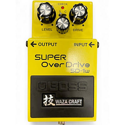 Used BOSS SD1W Super Overdrive Waza Craft Effect Pedal