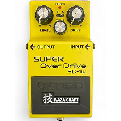 Used BOSS SD1W Super Overdrive Waza Craft Effect Pedal