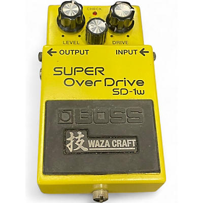Used BOSS SD1W Super Overdrive Waza Craft Effect Pedal