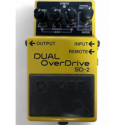 Used BOSS SD2 Dual Overdrive Effect Pedal
