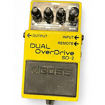 Used BOSS SD2 Dual Overdrive Effect Pedal