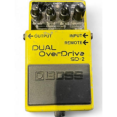Used BOSS SD2 Dual Overdrive Effect Pedal