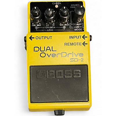 Used BOSS SD2 Dual Overdrive Effect Pedal