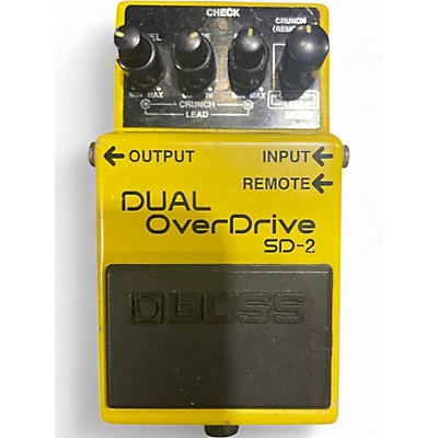 Used BOSS SD2 Dual Overdrive Effect Pedal