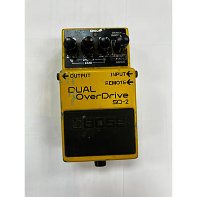 BOSS Used BOSS SD2 Overdrive Effect Pedal