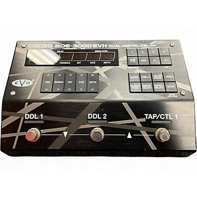 Used BOSS SDE-3000 EVH Dual Digital Delay Effect Pedal