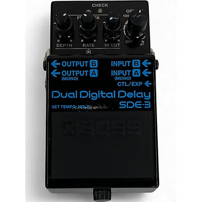 Used BOSS SDE3 Effect Pedal