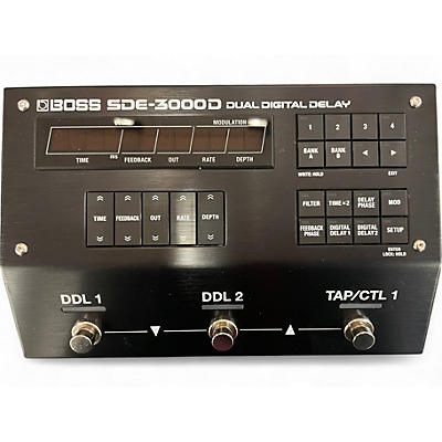 Used BOSS SDE3000D Effect Pedal