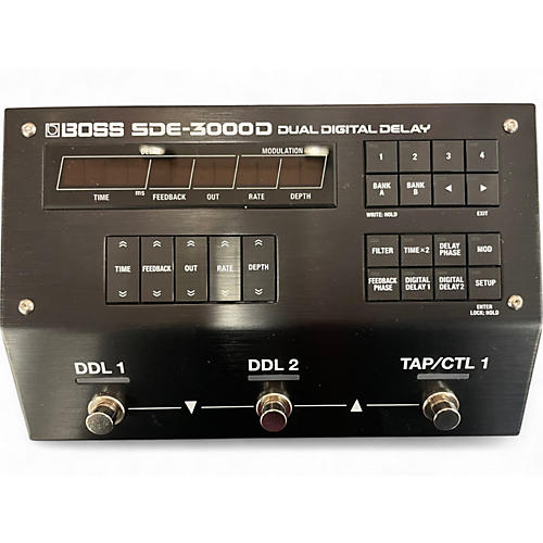 Used BOSS SDE3000D Effect Pedal