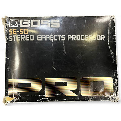 Used BOSS SE-50 Effect Processor