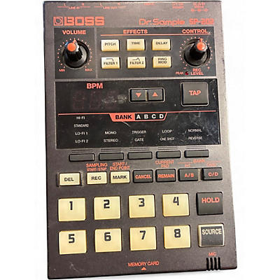 Used BOSS SP202 MIDI Controller