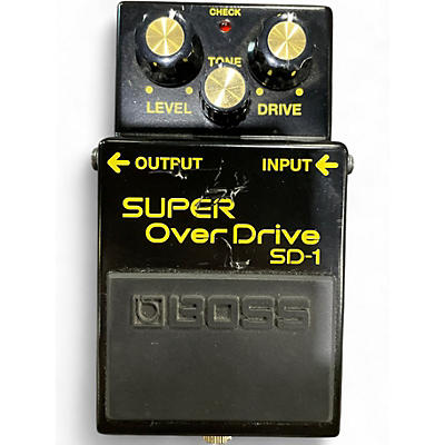 Used BOSS SUPER OVERDRIVE SD-1 Effect Pedal