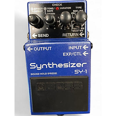 Used BOSS SY-1 SYNTHESIZER Effect Pedal