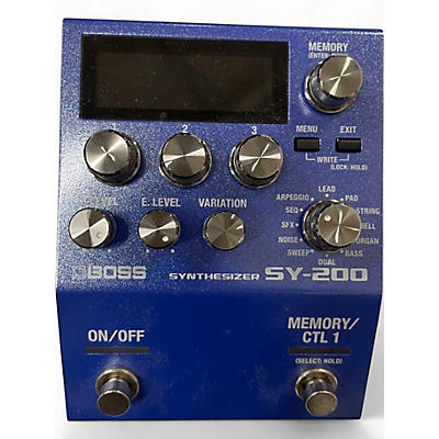Used BOSS SY200 Effect Pedal