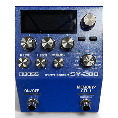 Used BOSS SY200 Guitar Synthesizer Pedal