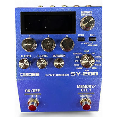 Used BOSS SY200 SYNTHESIZER Effect Pedal