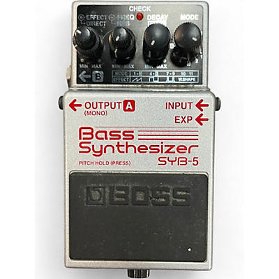 Used BOSS SYB5 Bass Synth Bass Effect Pedal