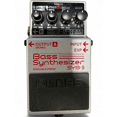 Used BOSS SYB5 Bass Synth Bass Effect Pedal