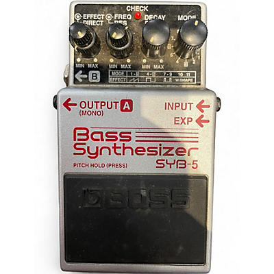 Used BOSS SYB5 Bass Synth Bass Effect Pedal